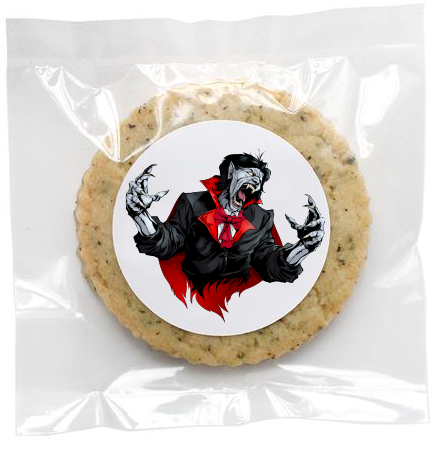 cookie with brandable sticker