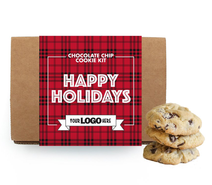 chocolate chip logoed cookie kit