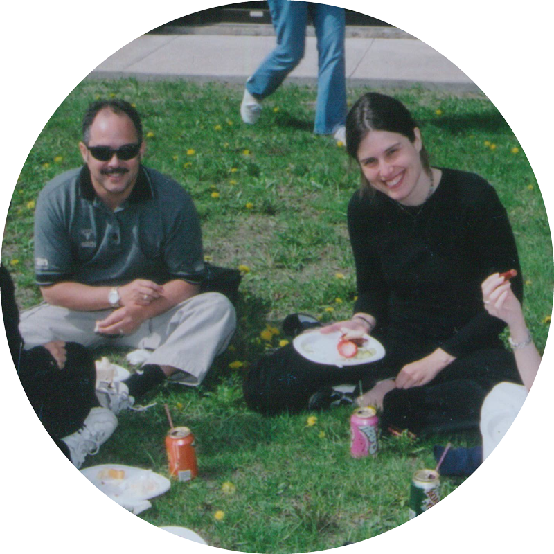 old photo of genumark picnic