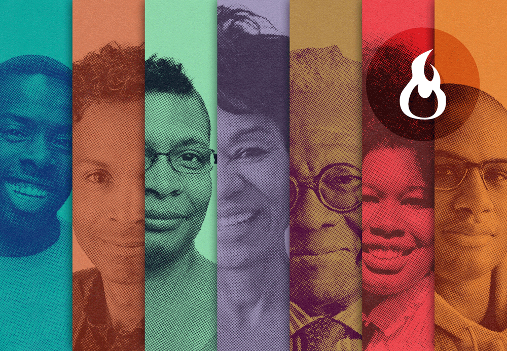 a collage of black canadian authors